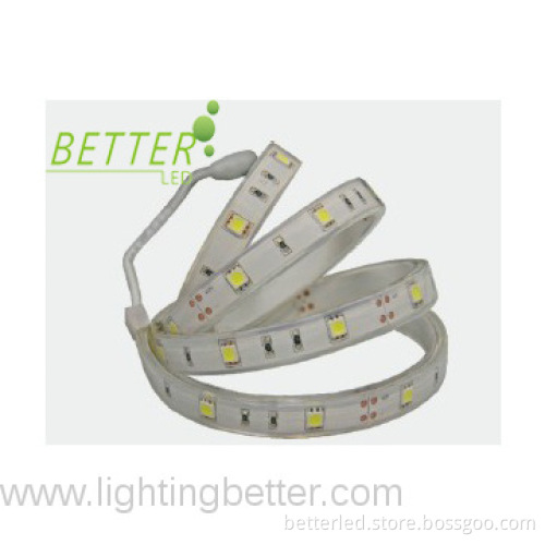 IP67 5050 strip half tube+pu glue 30led/m single color with high lumen